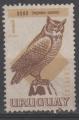  URUGUAY N° 663 o Y&T 1968-1970 Oiseaux Hibou