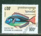 Cambodge 1999 Y&T 1295 oblitr Faune aquatique - poisson