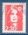 N°2614 Marianne du Bicentenaire 2.30 rouge oblitéré