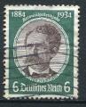 Timbre ALLEMAGNE Empire III Reich 1934  Obl  N 500  Y&T  Personnage