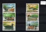 Lot de timbres oblitrs sur les Oiseaux TH1071/80