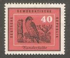 German Democratic Republic - Scott 449 mh   bird / oiseau