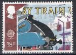 G-B 1988; Y&T n 1311; 18p Europa, train
