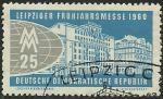 Alemania (RDA) 1960.- Feria de Leipzig. Y&T 467. Scott 493. Michel 751.