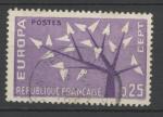 FRANCE 1962 YT N 1358 OBL COTE 0.15 