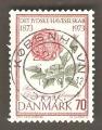 Denmark - Scott 521   flower / fleur