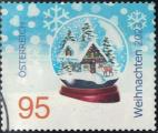 Autriche 2023 Oblitr Used Weihnachten Nol Boule de Neige Snow Globe SU