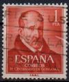 Espagne : Y.T. 1043  -  Luiz de Gongora - oblitr - anne 1961