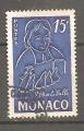 Monaco    1954 Y T N 404 oblitr
