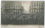 Nantes manifestations du 23 fevrier 1906 a l'occasion des inventaires la foule p