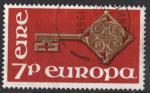 Irlande 1968; Y&T n 203; 7p Europa, rougr-brun & brun