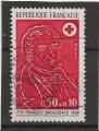 FRANCE  ANNEE 1972  Y.T N°1736 OBLI  croix rouge