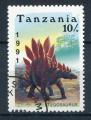 Timbre Rpublique de TANZANIE 1991  Obl  N 714  Y&T  Animaux Prhistoriques