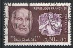 France 1968; Y&T n 1553; 0,30F+0,10, Paul Claudel