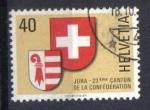  SUISSE 1978 - YT 1071 -  Jura -  23eme Canton de la Confederation (blason)