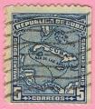 Cuba 1914-16.- Mapa. Y&T 169. Scott 257. Michel 31.