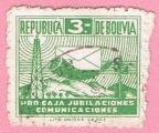 Bolivia 1953-55.- Beneficencia. Y&T 16º. Scott RA14º. Michel 219º.