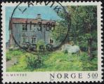 Norvge 1987 Used The Farm La Ferme peinture de Gerhard Munthe Y&T NO 932 SU
