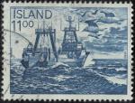 Islande 1993 Oblitr Used Fishing Boats Bateaux de Pche Y&T IS 553 SU