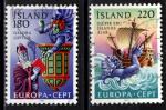 Islande 1981 ; Y&T n 518 - 19; 180 & 220 a, paire Europa, folklore