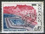 **   MONACO    0,10 F  1964  YT-PR23  " Stade nautique Rainier III "   (o)   **