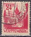 ALLEMAGNE occupation franaise Wrtenberg N 8 de 1947 oblitr 
