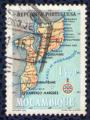 Mozambique 1954 Oblitr Used Carte Gographique Mappe 1 escudo