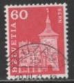Suisse 1960; Y&T n 652; 60c, monument,Tour de l'Horloge  Berne