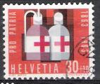 Suisse 1963; Y&T n 714; 30c + 10 Croix Rouge, Pro Patria
