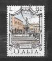 ITALIA Y&T n° 1359 U. n° 1430 Fano, fontana della fortuna 1978  USATO 