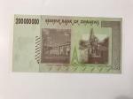 billet neuf du Zimbabwe 200millions de dollars 2008 P91a