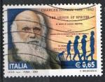 Italie 2009; Y&T n 3041; 0,65, clbrit, Charles Darwin