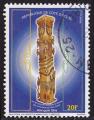 Timbre oblitr n 1104(Yvert) Cte d'Ivoire 2003 - Colonne sculpte