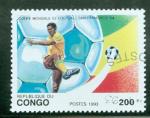 Rpublique du Congo 1993 Y&T 969 oblitr Football Coupe monde San Francisco 94