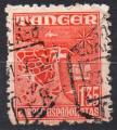 MAROC ESPAGNOL N 376 o Y&T 1948 Plan du vieux Tanger