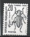 France Oblitr Yvert Taxe N104 Insecte Dorcadion Fuginilator 0,20
