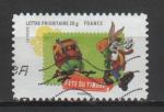 France Autoadhsif  Y&T N 270 oblitr fte du timbre