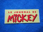 LE JOURNAL DE MICKEY //  autocollant publicitaire PRESSE DISNEY