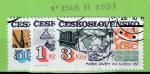 TCHECOSLOVAQUIE YT SERIE COMPLETE N2549 A 2551 OBLIT