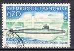 FRANCE - 1969 - Sous marin Le Redoutable -  Yvert 1615 Oblitr