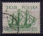 Pologne/Poland 1964 - Vaisseau de ligne du XVIIme s, 2.10 Zl, obl. - YT 1253 