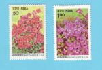 INDE INDIA FLEURS BOUGAINVILLEES 1985 / MNH*