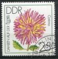 Timbre Allemagne RDA  1979  Obl   N 2102   Y&T   Fleurs