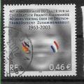 2003 FRANCE 3542 oblitrs, cachet rond, coopration franco-allemande