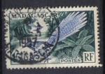 MADAGASCAR 1954 - YT 324 - OISEAU - Uratelornis