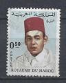 MAROC - 1968 - Yt n 544 - Ob - Hassan II 0,50 ; king