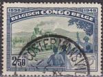 CONGO BELGE N 296 de 1948 oblitr
