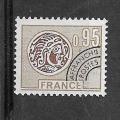 France pro N 143 monnaie gauloise 0,95 c bistre et brun 1976