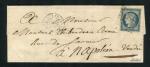 Rare lettre des Essarts pour Napoléon Vendée ( Vendée 1850 ) avec un n° 4b