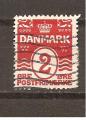 Danemark N Yvert 49 (oblitr) 